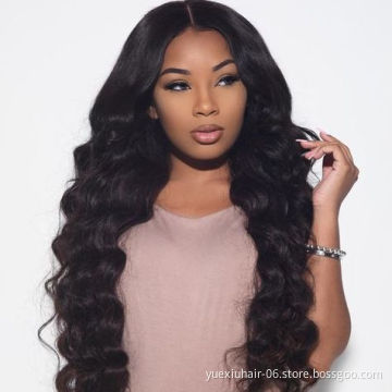 150% Density Virgin Hair Wigs Full Cuticle Aligned Unprocessed 100% Virgin Hair 16-28 Inch Wigs 13*4 Lace Front Loose deep wave